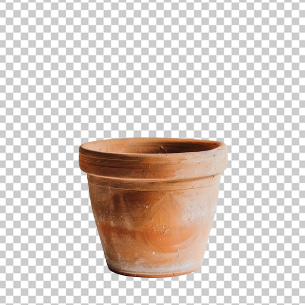 PSD flor de vaso de planta isolada em fundo transparente