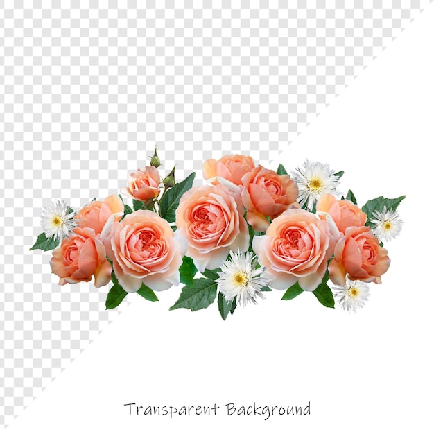 Flor con fondo transparente