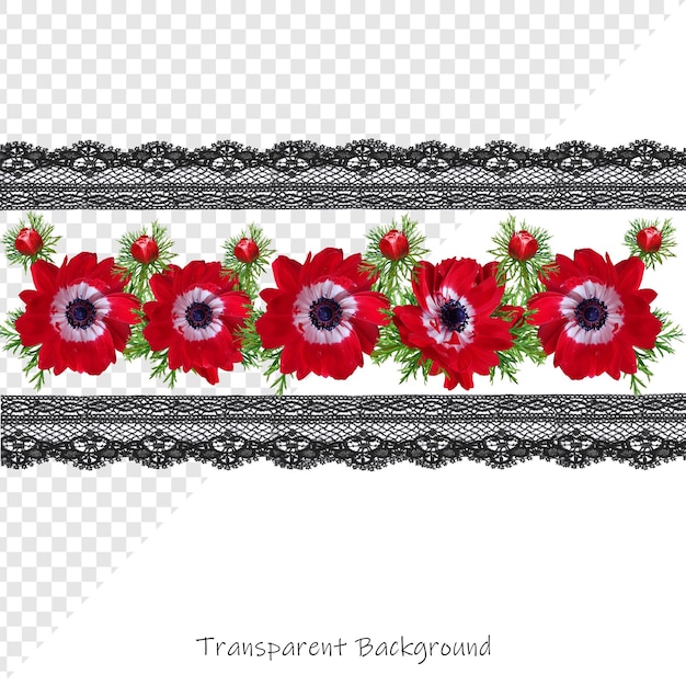 Flor con fondo transparente