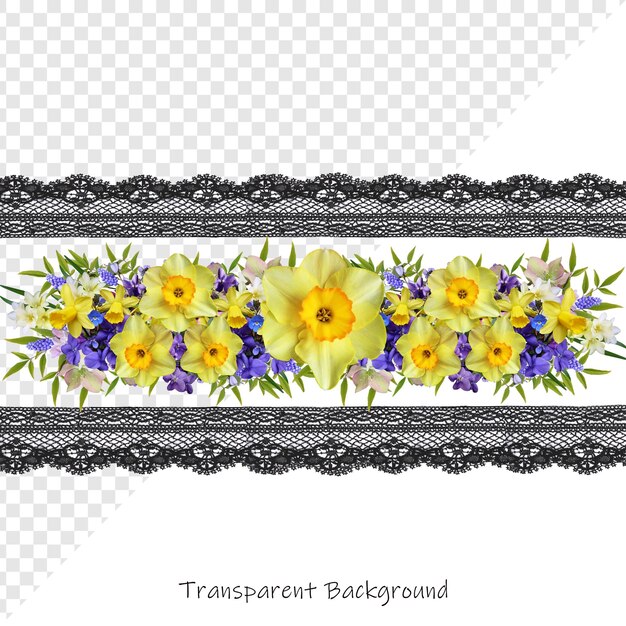 Flor con fondo transparente