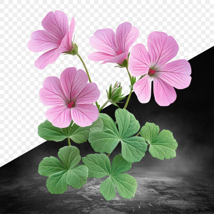 PSD una flor se muestra en la imagen con un fondo negro