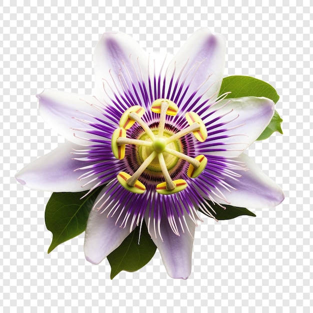 PSD la flor de la pasión png aislada en un fondo transparente