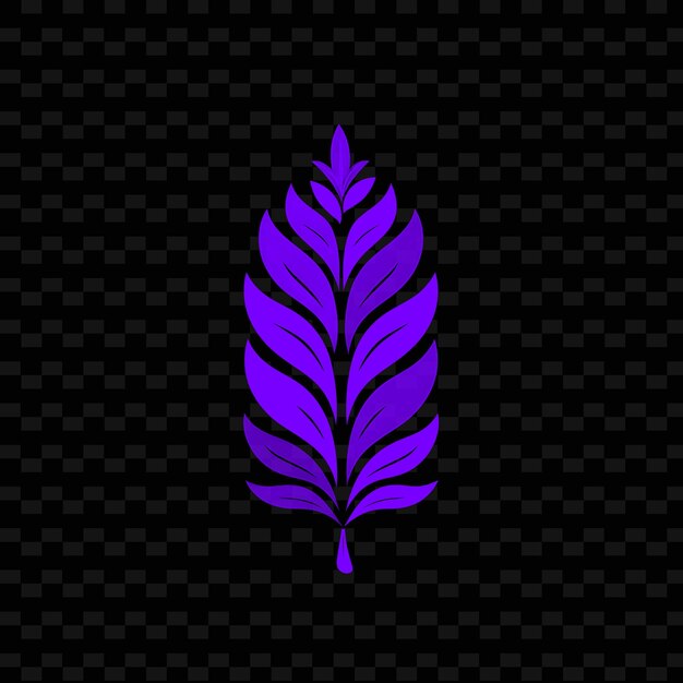PSD flor púrpura sobre un fondo negro