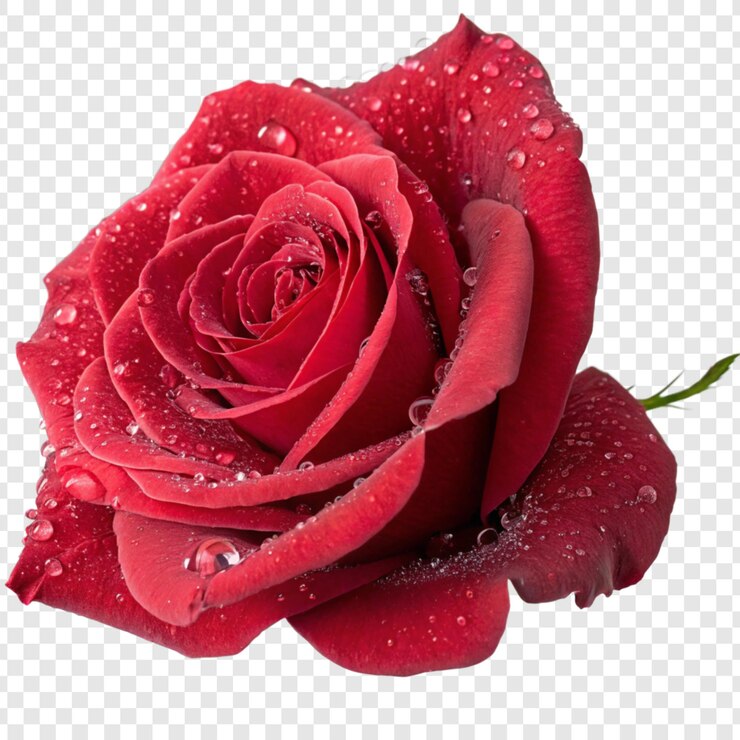 PSD la flor de la rosa png aislada en un fondo transparente