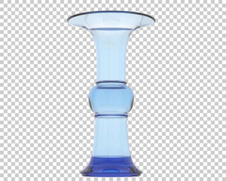 PSD florero de decoración sobre fondo transparente ilustración de renderizado 3d