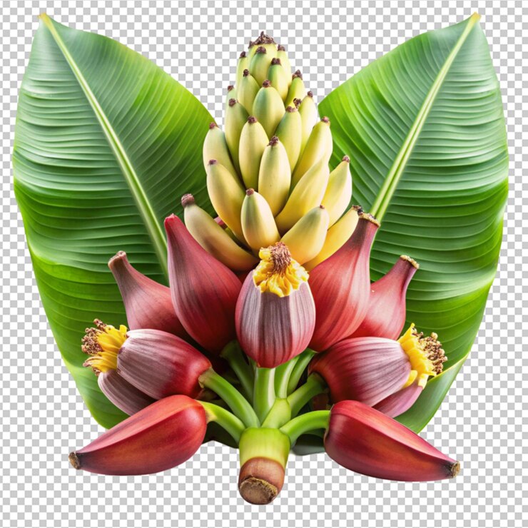 PSD las flores de plátano