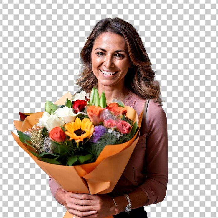 PSD las flores traen felicidad.