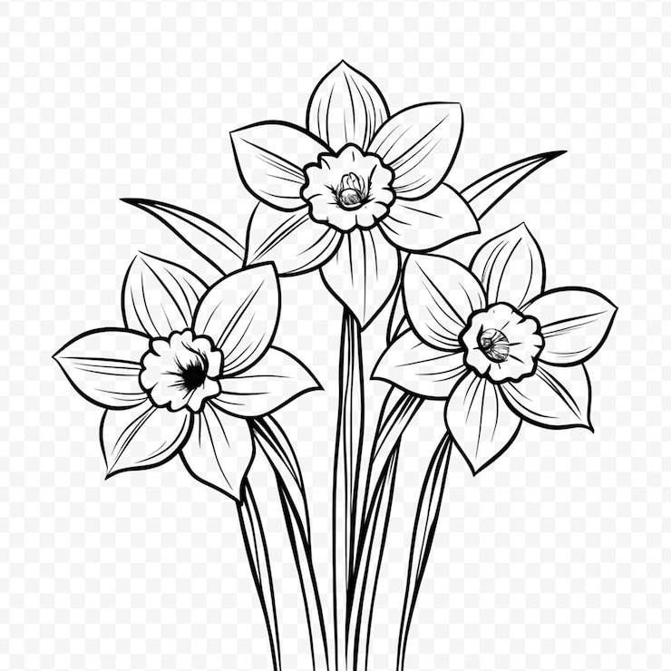 PSD flores en un vector libre de jarrón