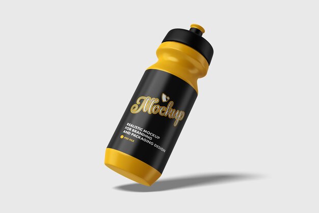 Flotación de la maqueta de la botella de la bicicleta