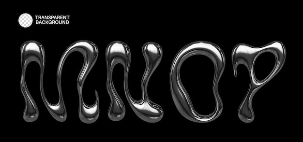 Flüssigchrom-Alphabet