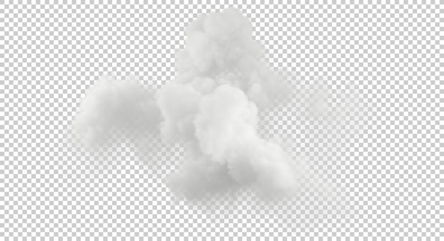 Fluffy Cloudscape Ausschnitt Hintergründe 3D-Rendering