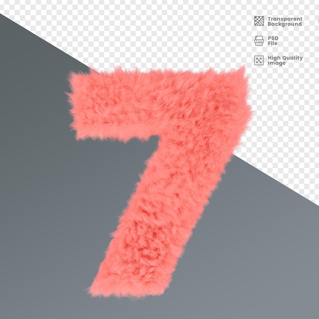 Fluffy Pink numero sette
