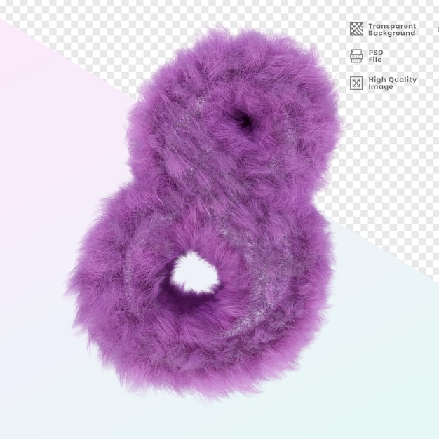 Fluffy Purple 8