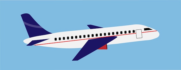 Flugzeug am Himmel