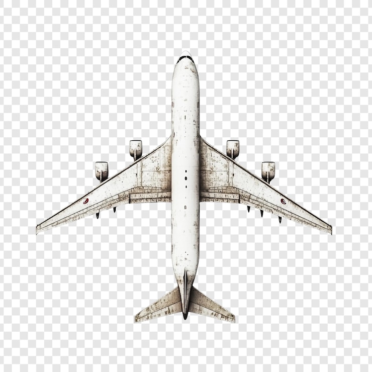 PSD flugzeug von oben