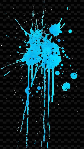 PSD fluoreszierende farbe splatters graffiti textur material splatt y2k textur form hintergrund dekor kunst