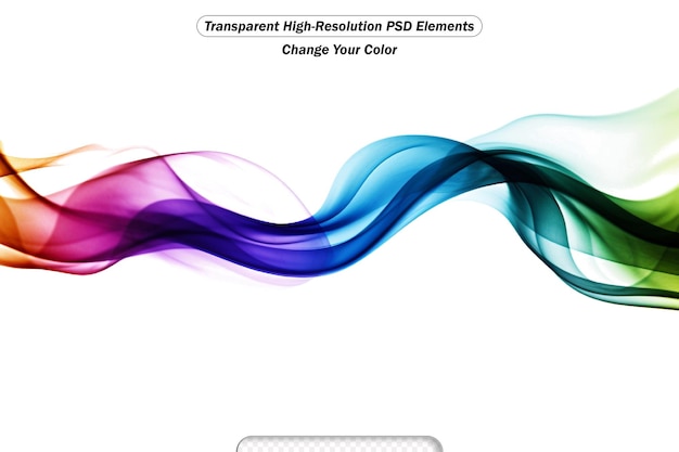 PSD flux de couleur d'arrière-plan vectoriel abstrait lignes ondulées pour la conception de brochures de site web