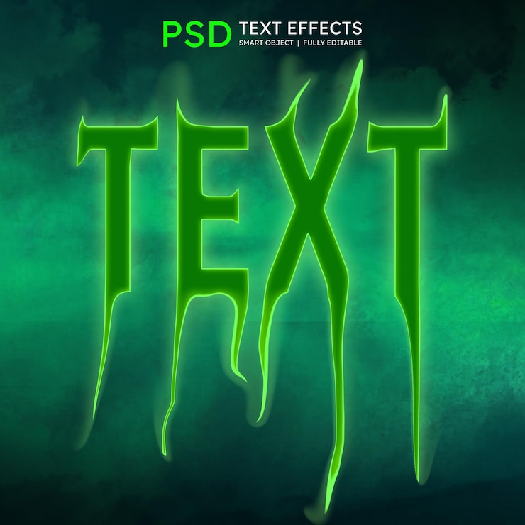 PSD fluxo de líquido estupendos modelos de efeitos de texto liquefeito psd