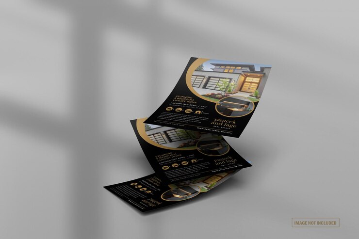 Flyer A4 ou maquete de pôster para apresentação