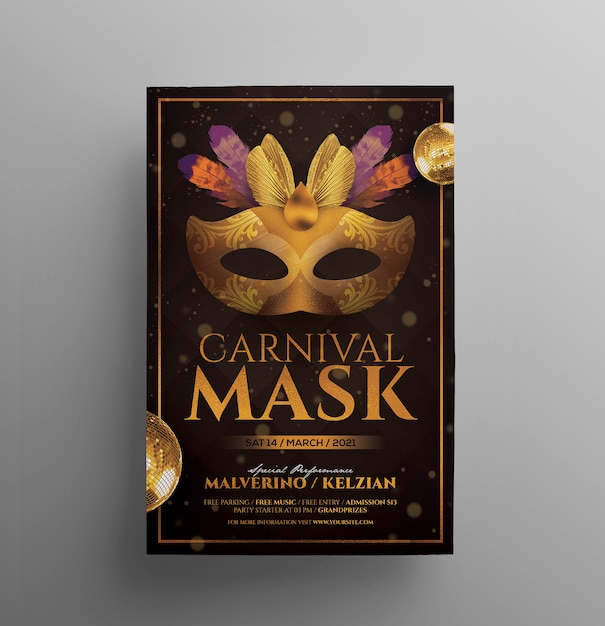 Flyer Carnaval Du Mardi Gras