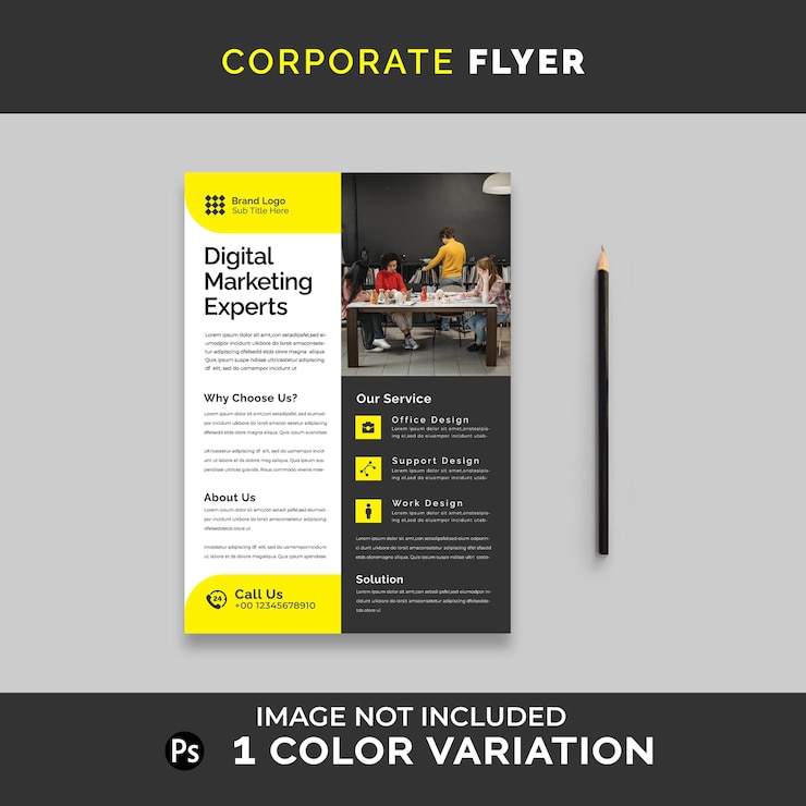 PSD flyer corporativo