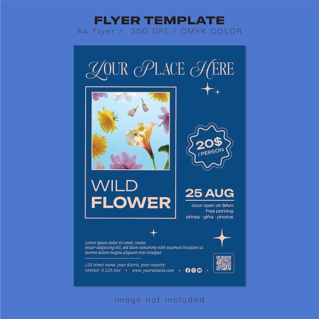 Flyer del Festival dei Fiori