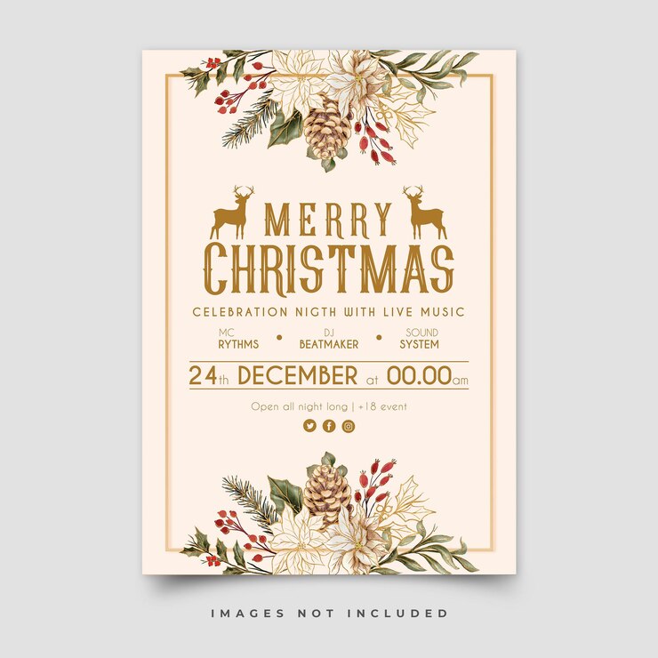 Flyer della vendita di Buon Natale