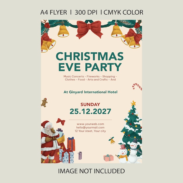Flyer der Weihnachtsfeier
