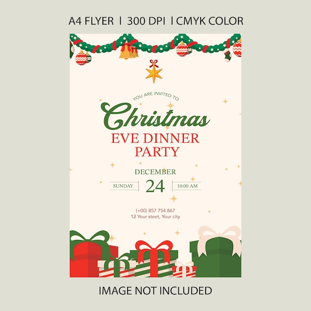 Flyer der Weihnachtsfeier