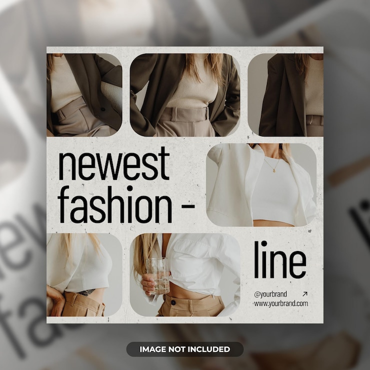PSD flyer di moda, post sui social media, banner web premium psd