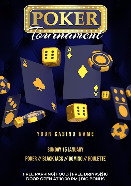 Flyer do Torneio de Poker