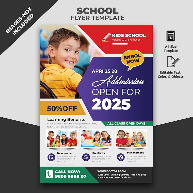 PSD flyer de l'école