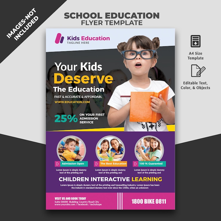 PSD flyer sur l'enseignement scolaire