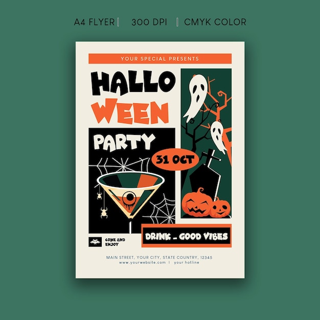 Flyer Fête D'halloween