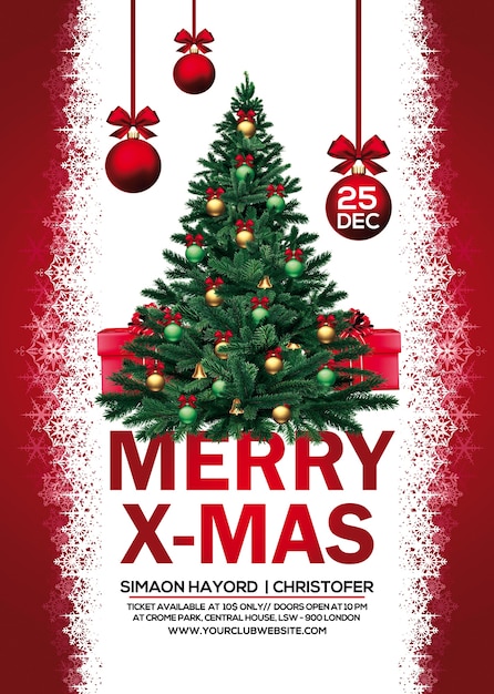 flyer fiesta de navidad