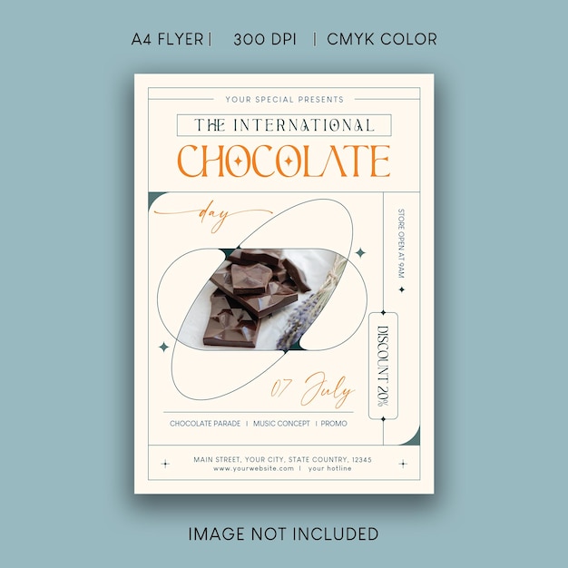 Flyer Journée mondiale du chocolat