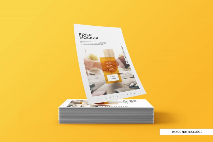 PSD flyer mockup creativo