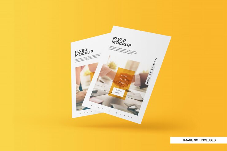 PSD flyer mockup creativo