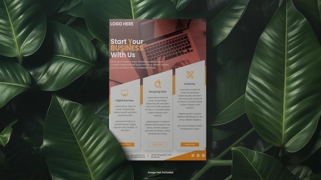 PSD flyer-mockup