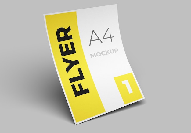 Flyer-Modell 3D-Rendering