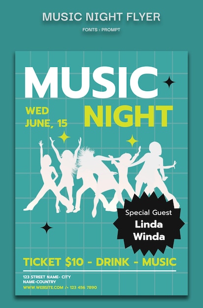 Flyer Musiknacht