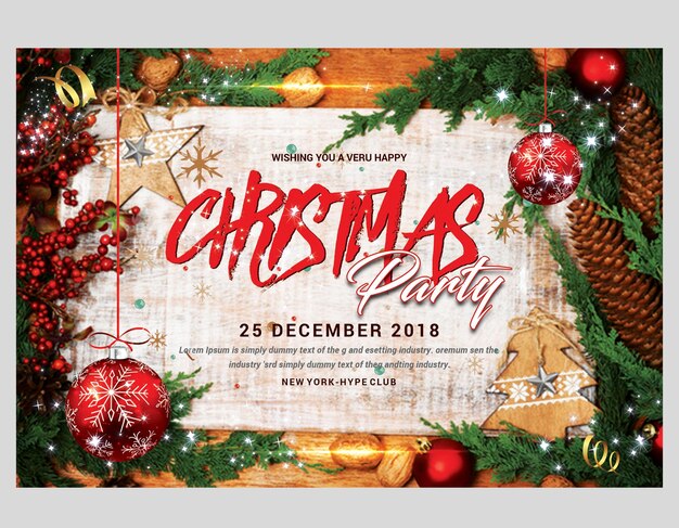Flyer de Navidad