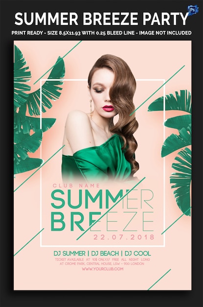 Flyer Party Summer Breeze