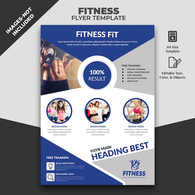 Flyer de remise en forme
