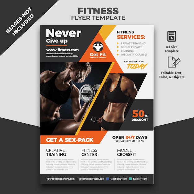 Flyer de remise en forme