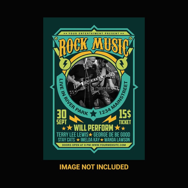 Flyer rockmusik