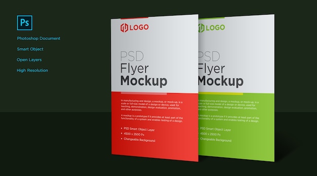 Flyer und poster mockup design