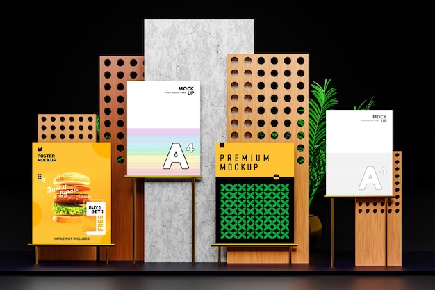 Flyer und poster mockup showcase