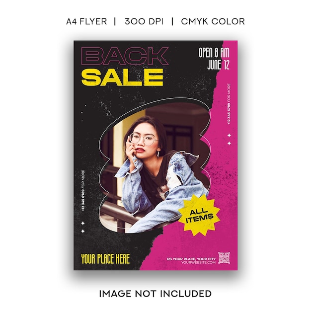 Flyer De Vente De Mode