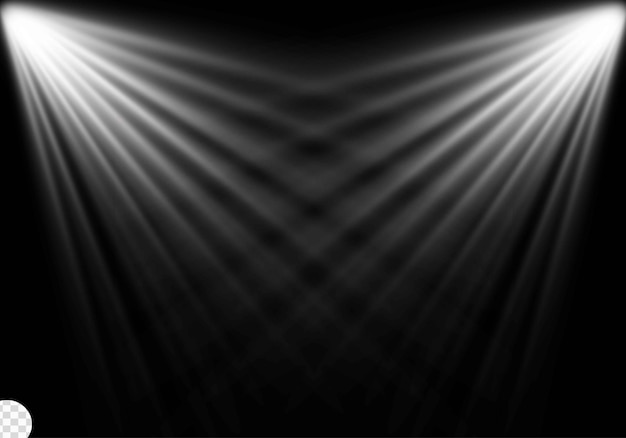 focos escena efectos de luz resplandor efecto de luz